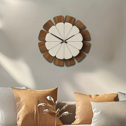 Wall Clock - Vintage Wooden 12 Inch