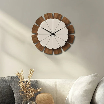 Wall Clock - Vintage Wooden 12 Inch