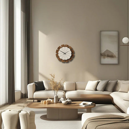 Wall Clock - Vintage Wooden 12 Inch