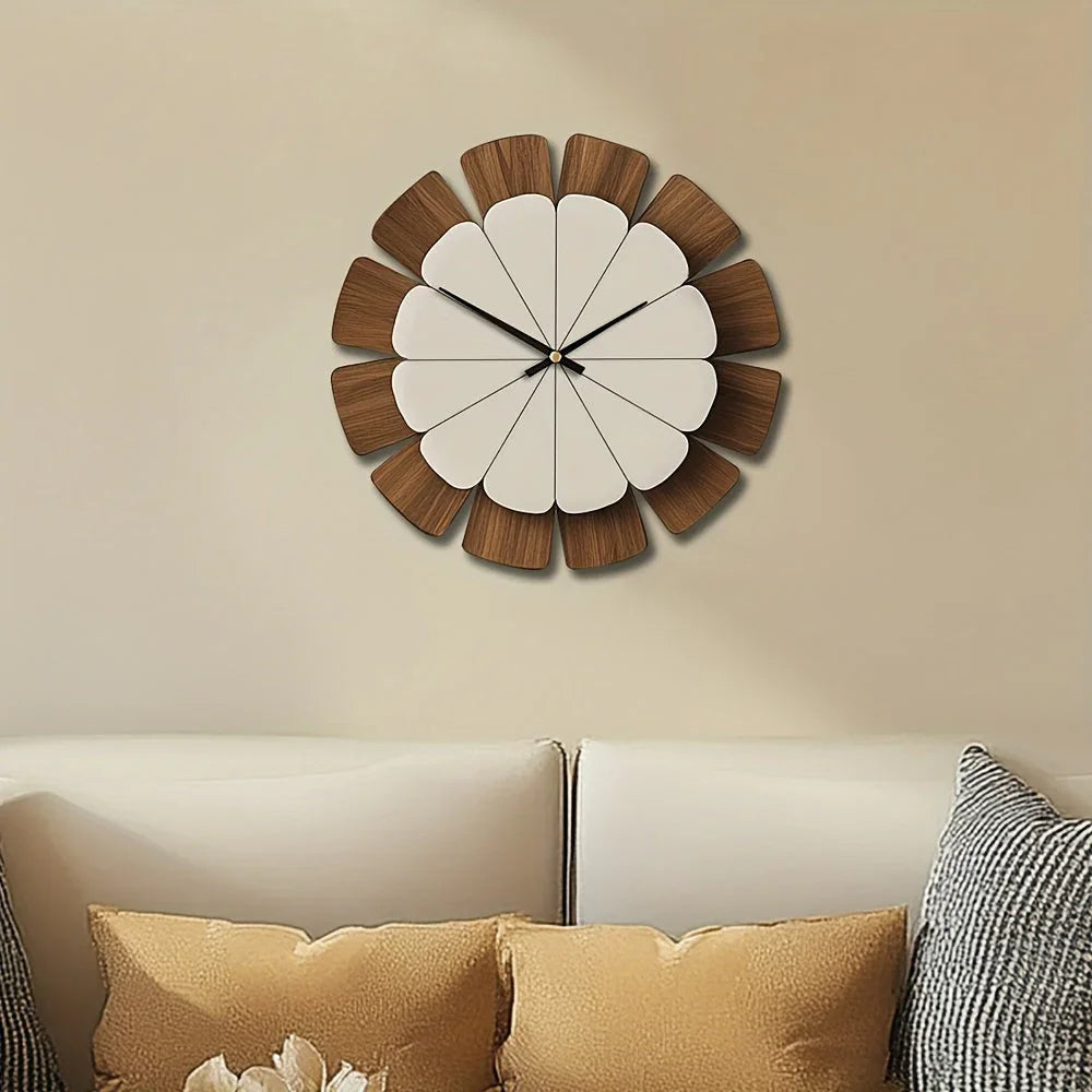 Wall Clock - Vintage Wooden 12 Inch