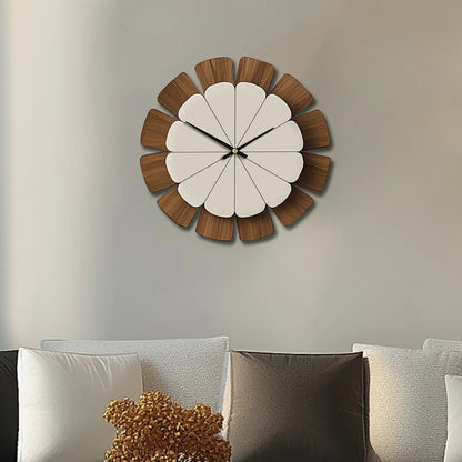 Wall Clock - Vintage Wooden 12 Inch