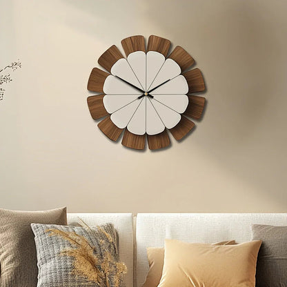 Wall Clock - Vintage Wooden 12 Inch