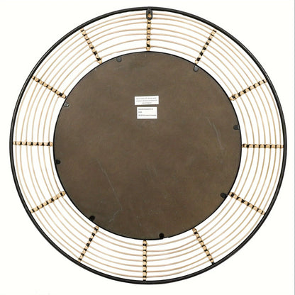 Wall Mirror - Rattan Large Round