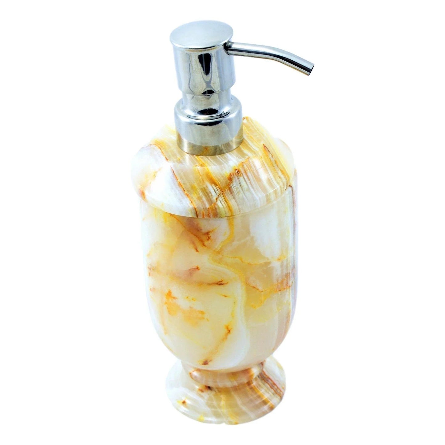 White Onyx Hand Soap & Lotion Dispenser - PoshaBella