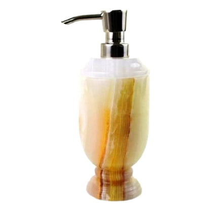 White Onyx Hand Soap & Lotion Dispenser - PoshaBella
