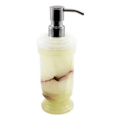 White Onyx Liquid Soap Dispenser - PoshaBella