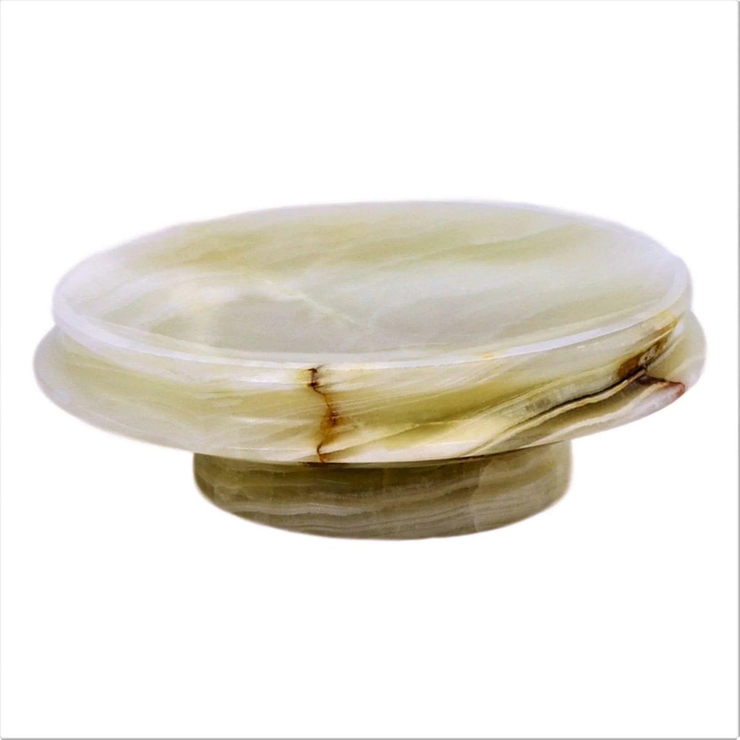 White Onyx Soap Dish - PoshaBella