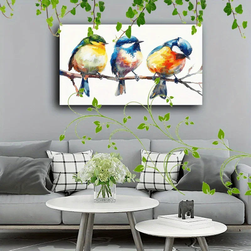 Canvas Painting - Colorful Wooden