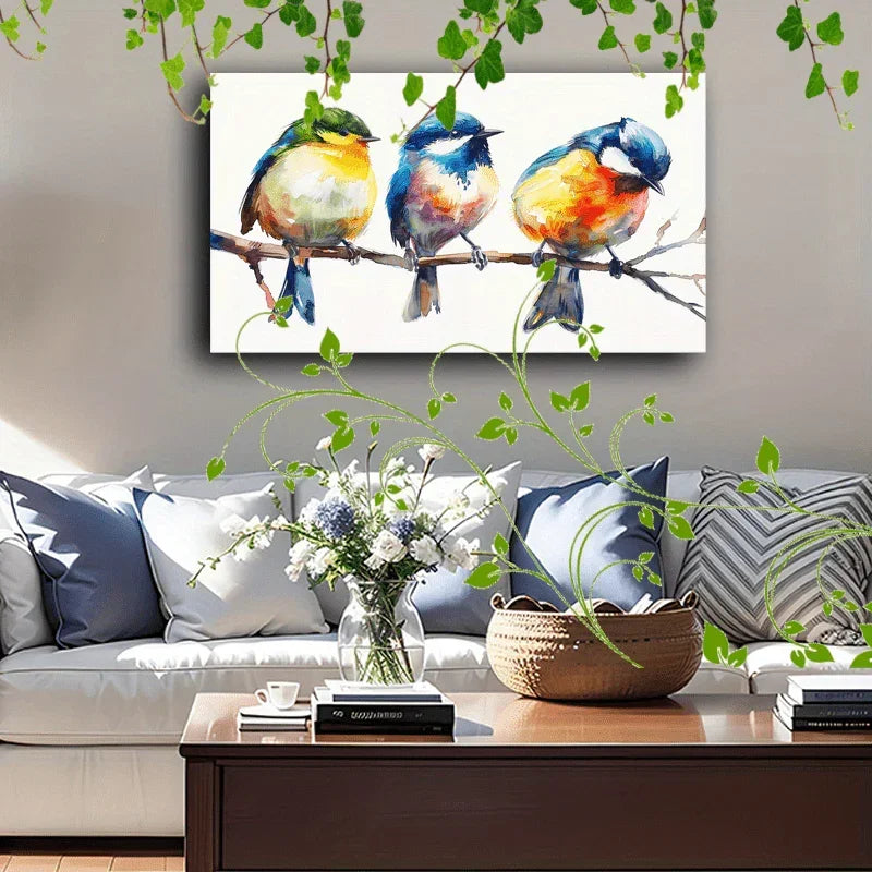 Canvas Painting - Colorful Wooden