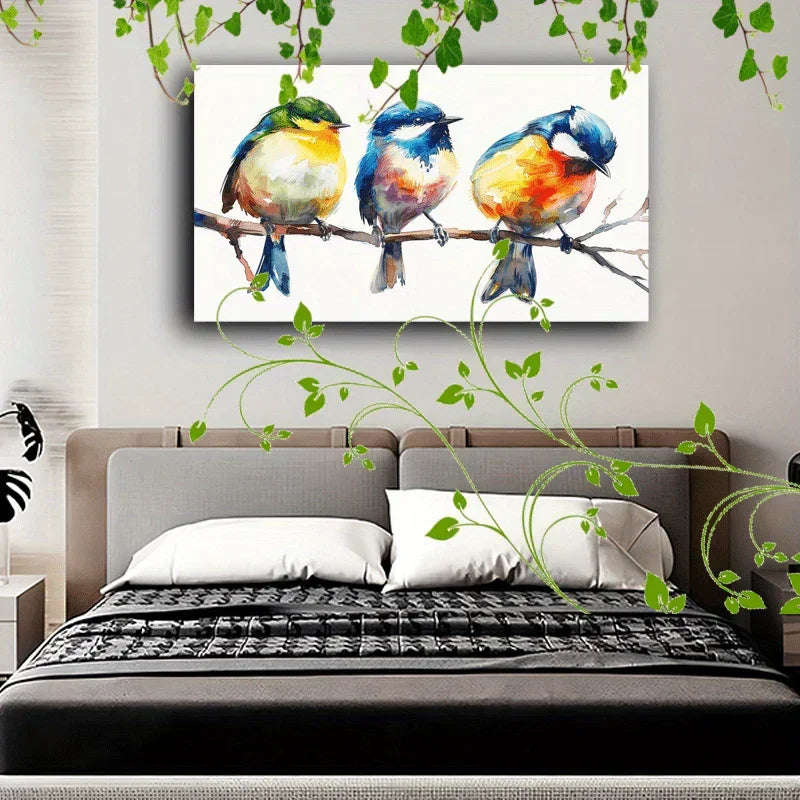 Canvas Painting - Colorful Wooden
