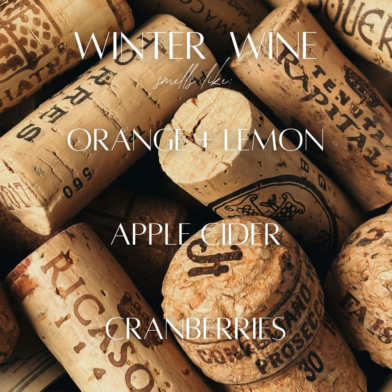 6.5 oz Mason Jar Soy Candle - Winter Wine