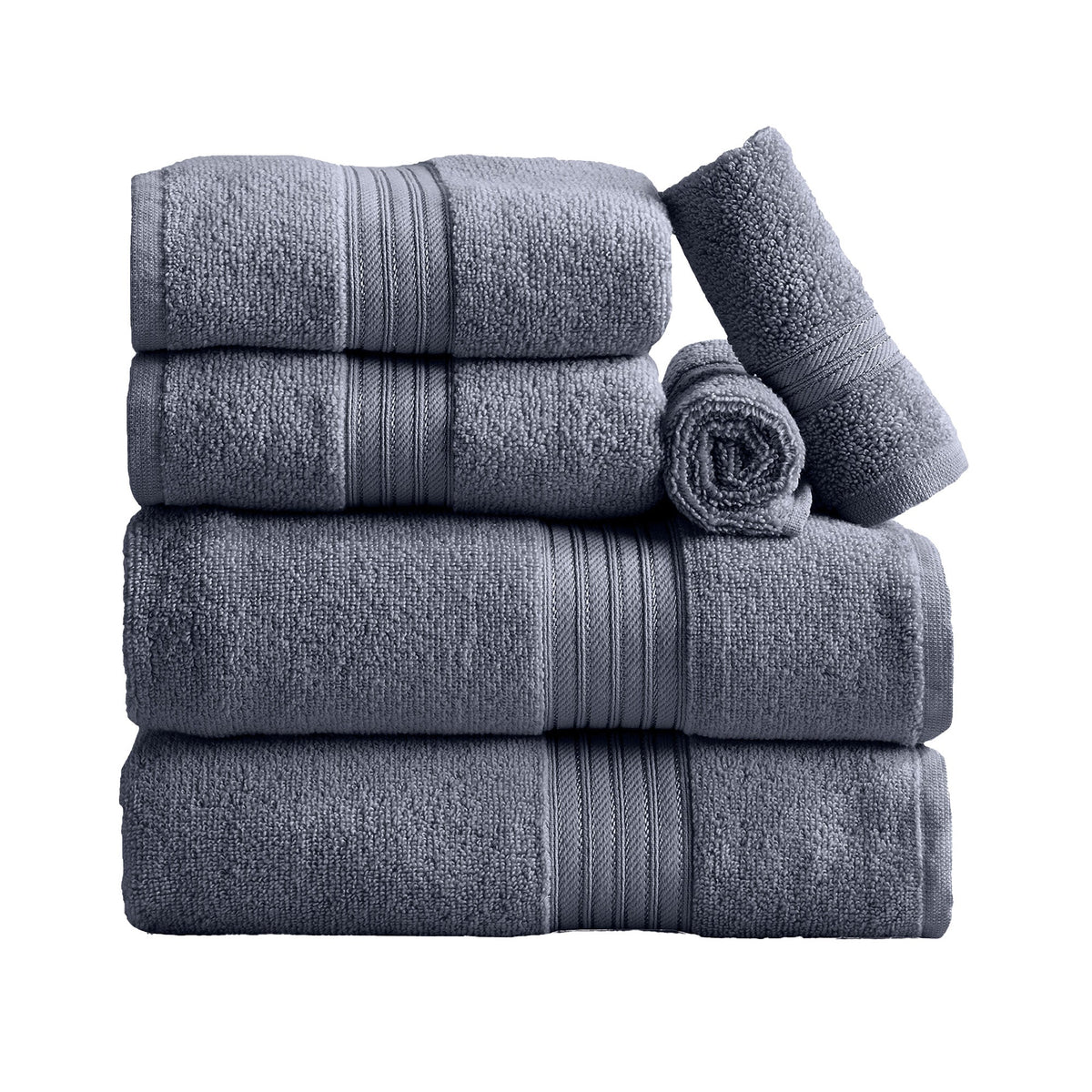 Cotton Terry Bath Towel Set - Cooper Collection Great Bay Home