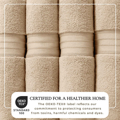 100% Cotton Premium Bath Towel Set - Chiara Collection