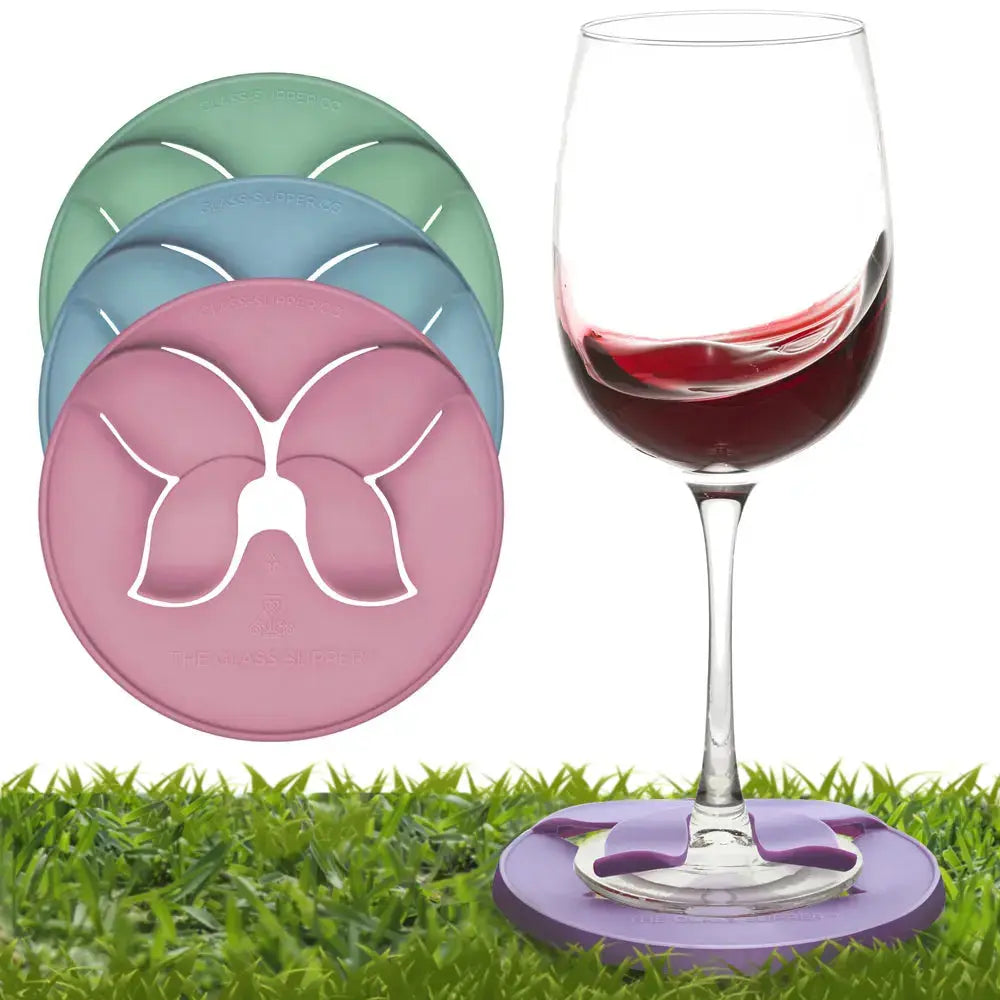 Wine Glass Slipper in Multicolors - PoshaBella