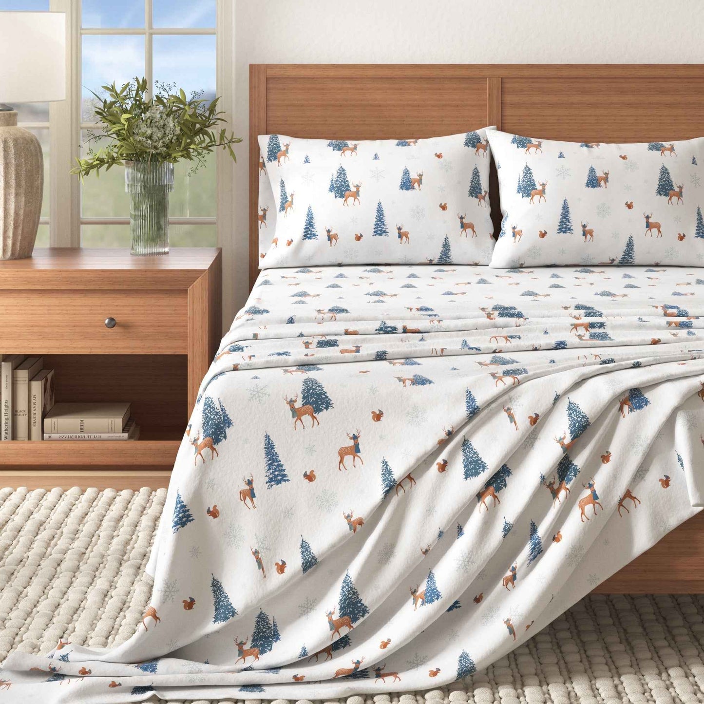4-Piece Turkish Cotton Flannel Sheet - Whittaker Collection