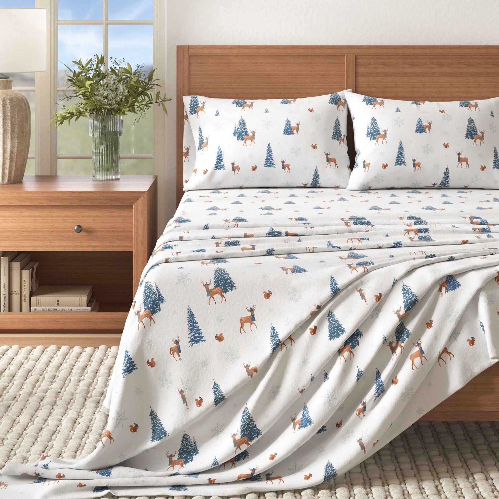 4-Piece Turkish Cotton Flannel Sheet - Whittaker Collection