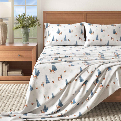 4-Piece Turkish Cotton Flannel Sheet - Whittaker Collection