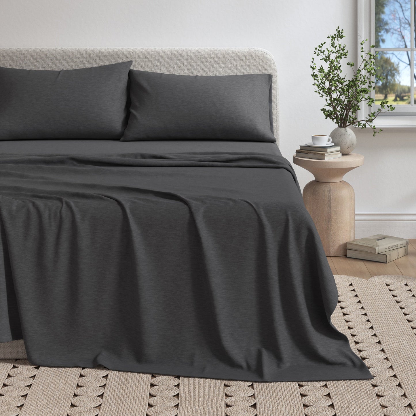 100% Organic Cotton Jersey Knit Sheets Great Bay Home