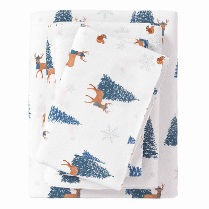 4-Piece Turkish Cotton Flannel Sheet - Whittaker Collection