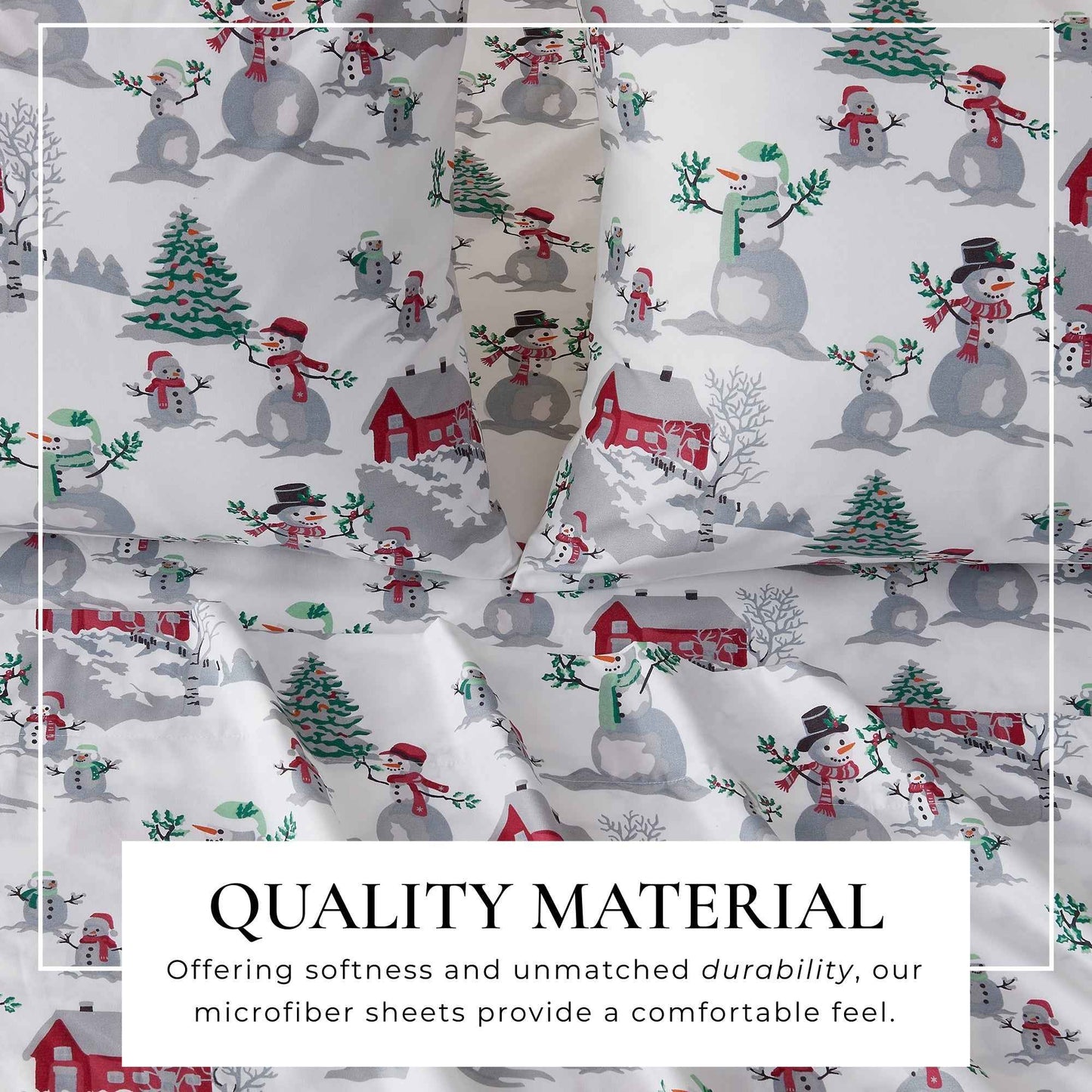 4-Piece Lodge Microfiber Sheet - Mountain Ridge Collection