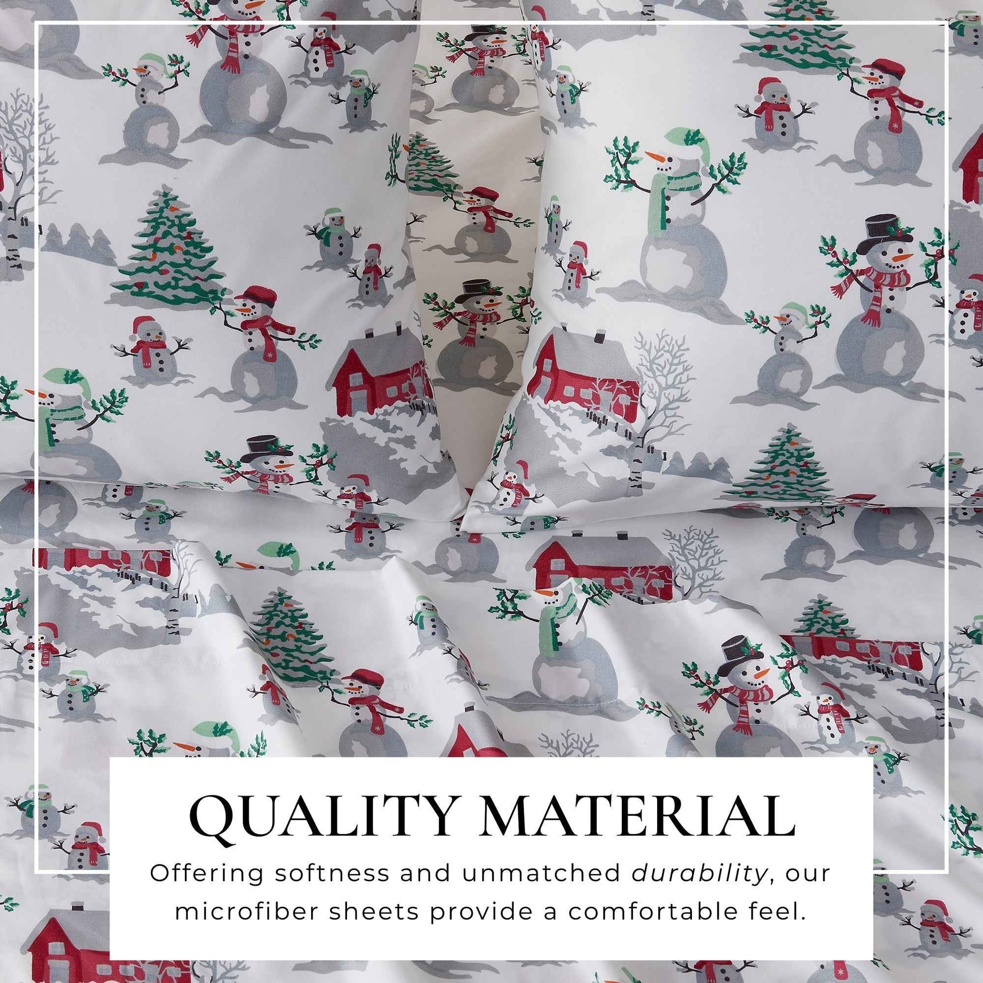 4-Piece Lodge Microfiber Sheet - Mountain Ridge Collection