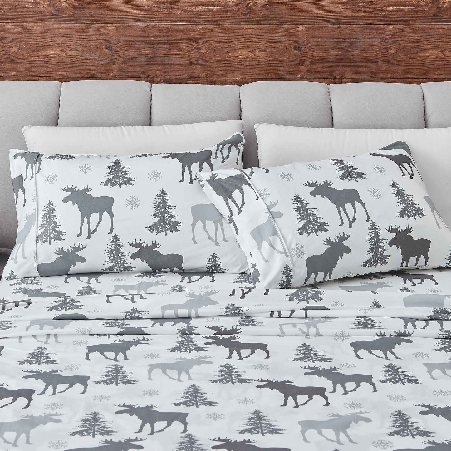 4-Piece Lodge Microfiber Sheet - Mountain Ridge Collection
