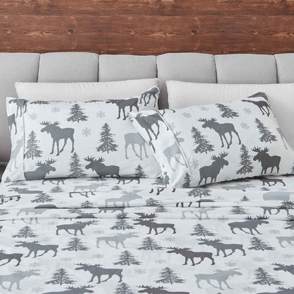 4-Piece Lodge Microfiber Sheet - Mountain Ridge Collection