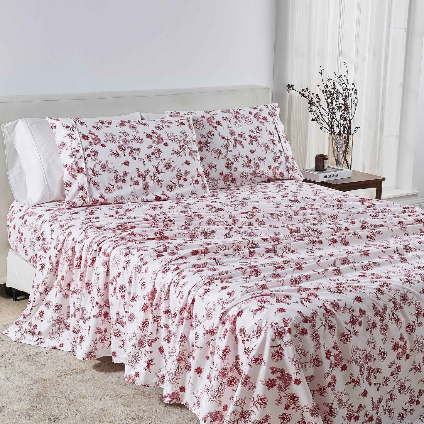 Watercolor Floral Sheet Set - Delia Collection