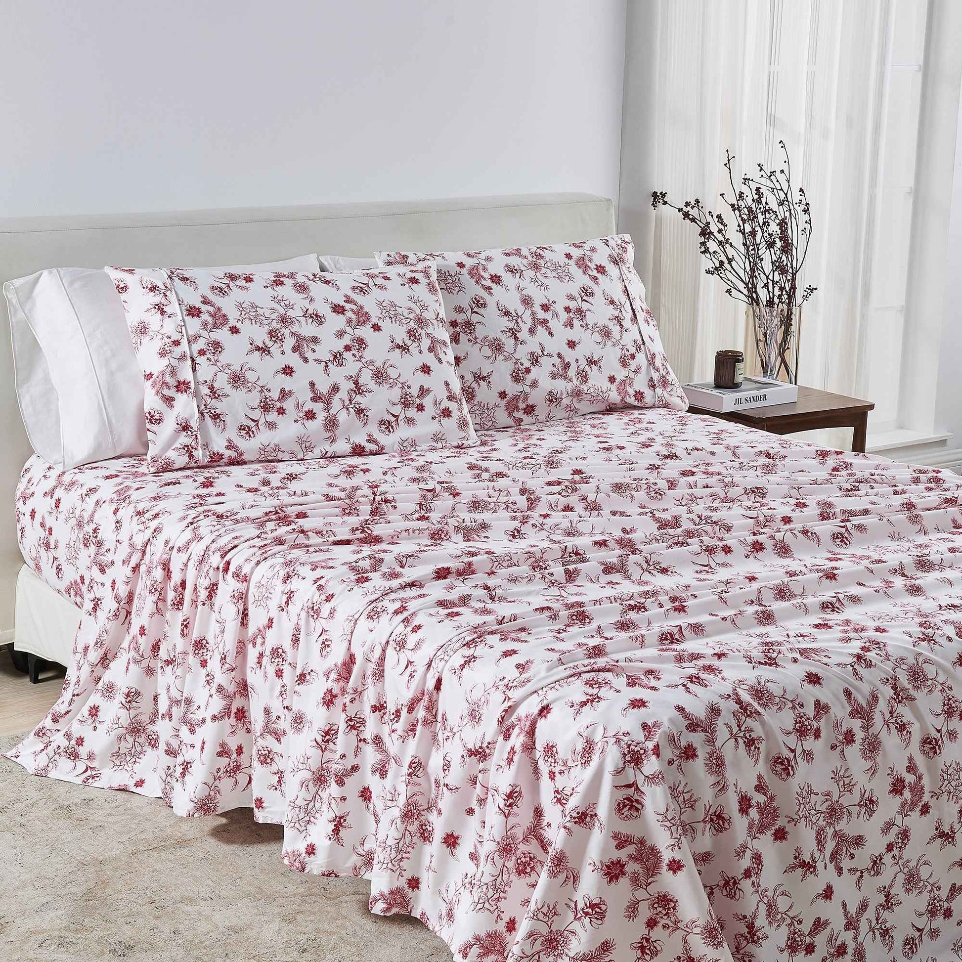 Watercolor Floral Sheet Set - Delia Collection