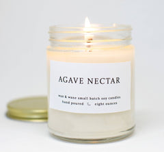 Agave Nectar Modern Soy Candle