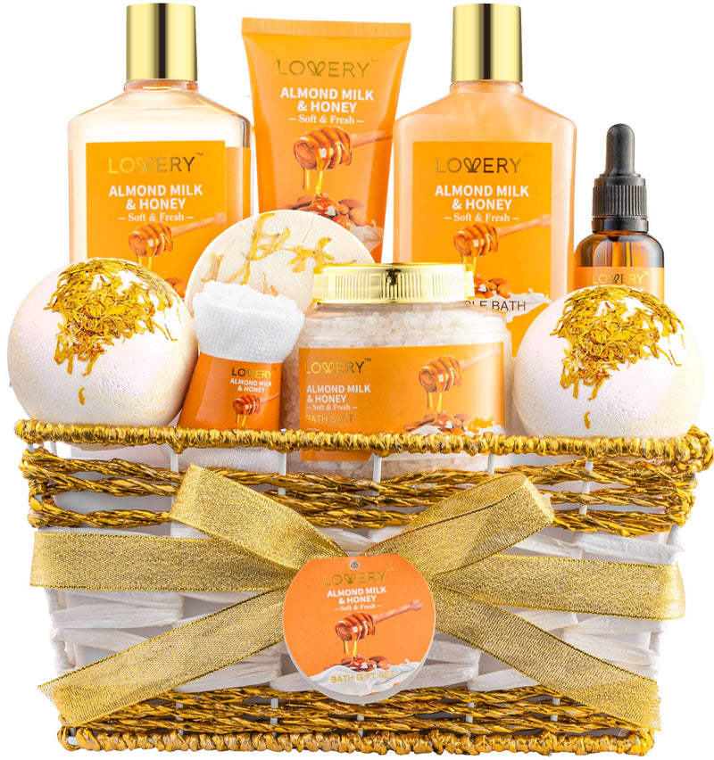 10Pc Almond Milk & Honey Beauty & Personal Set