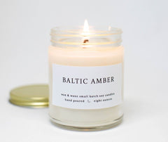 Baltic Amber Modern Soy Candle