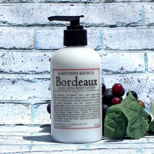 8oz. Bordeaux Aloe Vera Body Lotion - PoshaBella