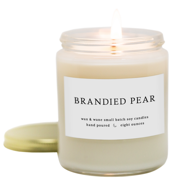 Brandied Pear Modern Soy Candle