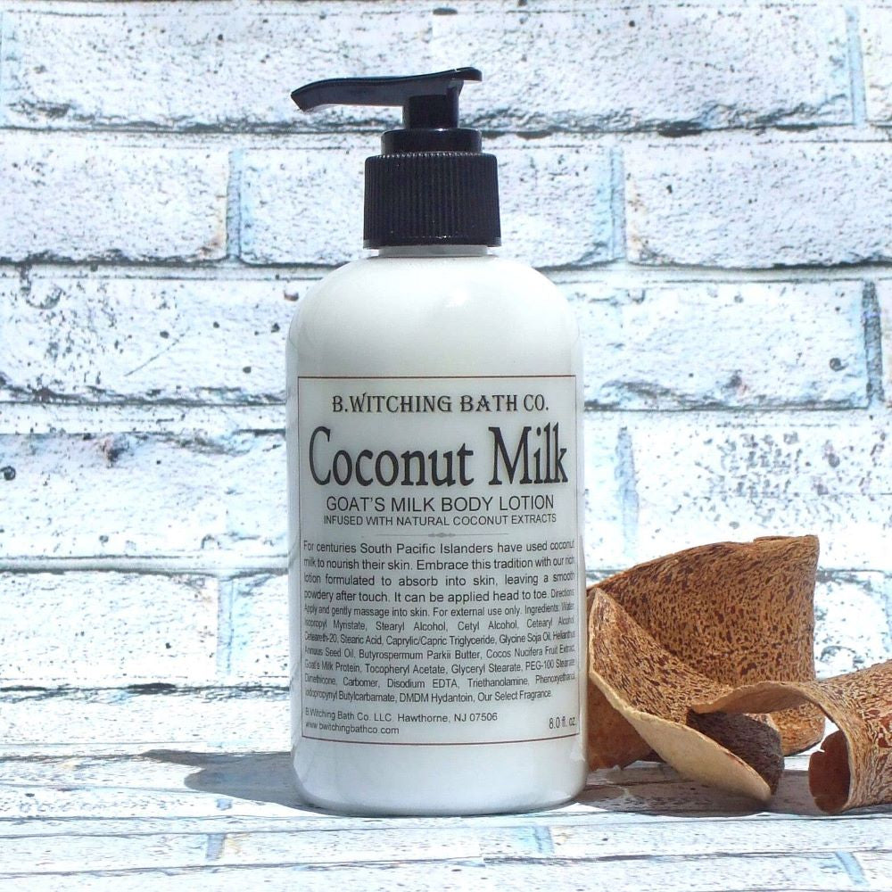 8oz Coconut Milk Goat's Milk Body Lotion - PoshaBella