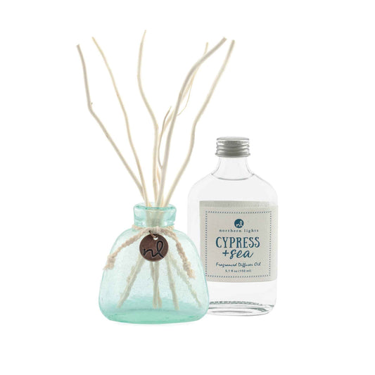 Windward - Cypress and Sea - Reed Diffuser - PoshaBella
