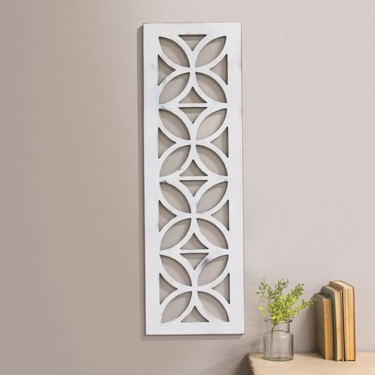Distressed White Architectural Cutout - PoshaBella
