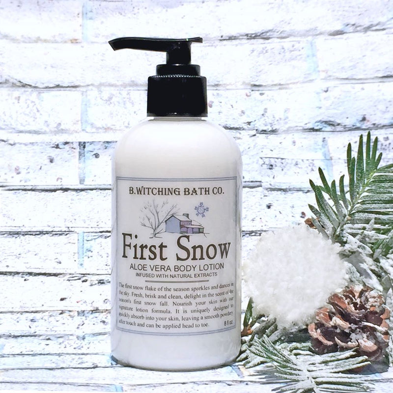 8oz First Snow Holiday Lotion
