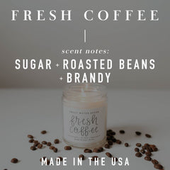 Fresh Coffee Soy Candle