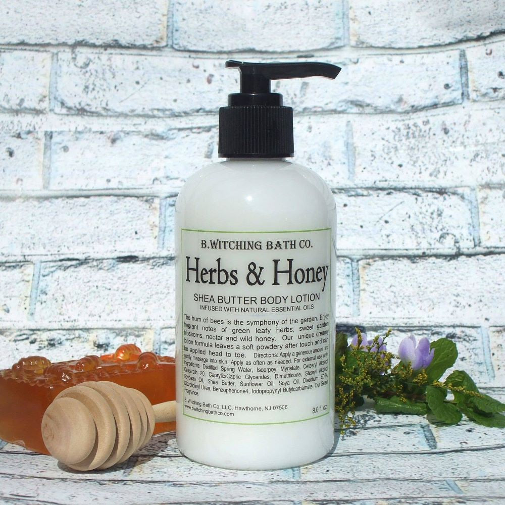8oz. Herbs & Honey Shea Butter Body Lotion - PoshaBella