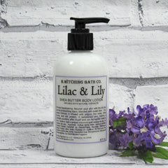 8oz Lilac & Lily Shea Butter Body Lotion