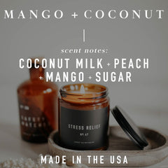 Mango and Coconut Soy Candle