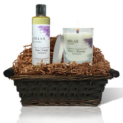 Relaxing Ritual Gift Basket Lavender