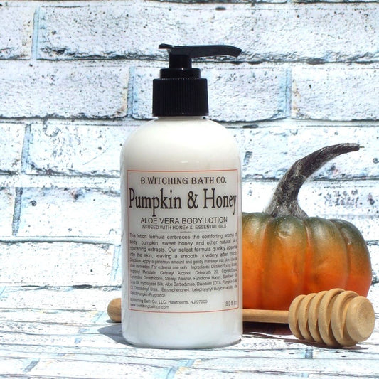 8oz. Pumpkin & Honey Aloe Vera Body Lotion - PoshaBella