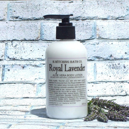 8oz. Royal Lavender Aloe Vera Body Lotion - PoshaBella