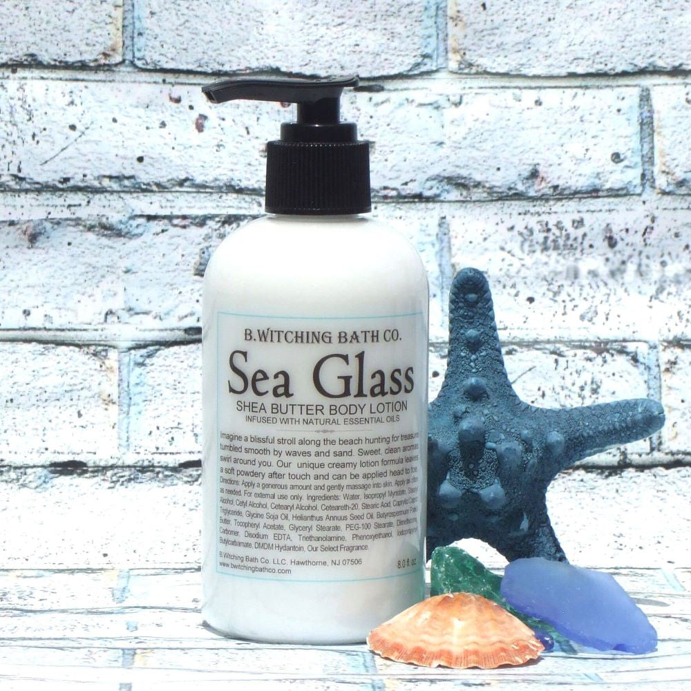8oz. Sea Glass Shea Butter Body Lotion - PoshaBella