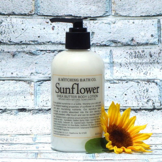 8oz. Sunflower Shea Butter Body Lotion - PoshaBella
