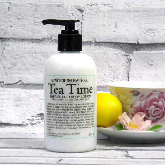 8oz. Tea Time Shea Butter Body Lotion - PoshaBella