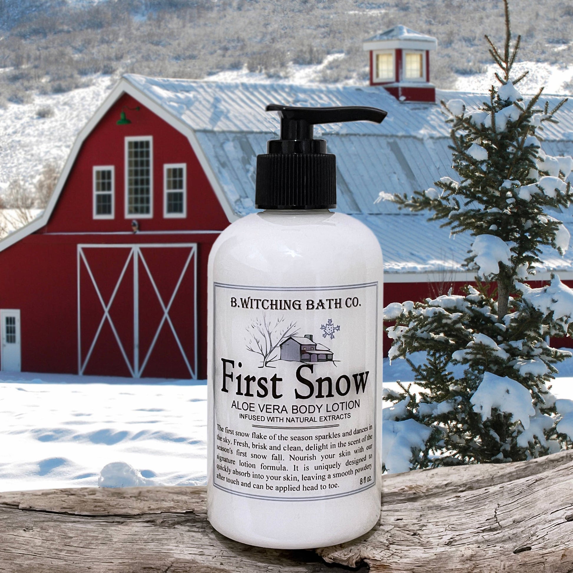 First Snow Holiday Lotion 8oz - PoshaBella