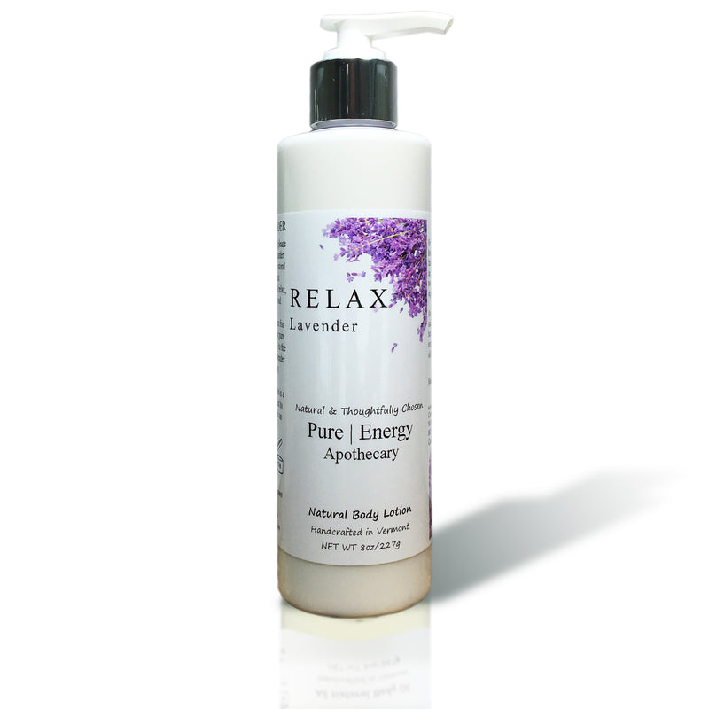 Natural Hand and Body Lotion 8 Oz Lavender